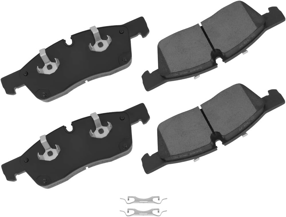 SCITOO Disc Brake Pads Kits D1629-8856 Ceramic Front Brake Pads Set Fit For Dodge For Durango 2017-2020,For Jeep For Grand Cherokee 2017-2020,For Mercedes-Benz For GL350 2013-2016