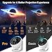 Macchiatto Upgrade sternenhimmel projektor, Galaxy Projector Lamp with 13 Planet Discs, LED Sternenhimmel mit Timer, Planetarium Projector for Room Decor, Sternenprojektor für Kinder Erwachsene-Weiß