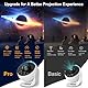 Macchiatto Upgrade Planetarium Projector, Galaxy Projector Lamp with 13 Planet Discs, LED Sternenhimmel mit Timer, LED Sky Projector for Room Decor, Sternenprojektor für Kinder Erwachsene-Weiß