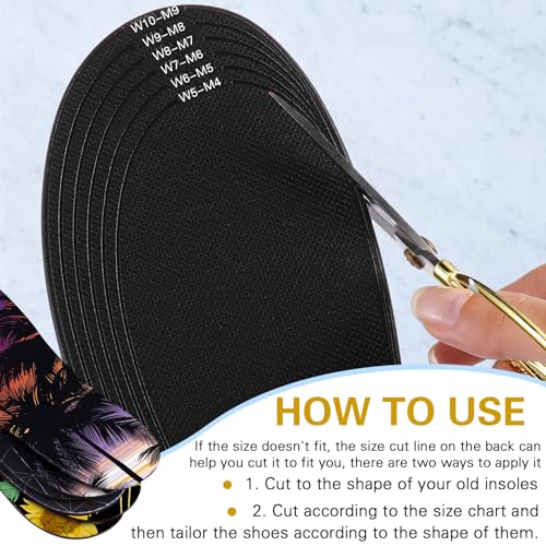 Image of 3 Pairs No Show Socks Sockless Shoe Liner Washable Barefoot Shoe Insoles No Slipping Inserts(Cute Style)