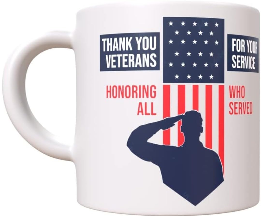 Military Veteran Coffee Mug USA 11 oz mugs 1 6 12 180 360 count Wholesalers Price Thank for