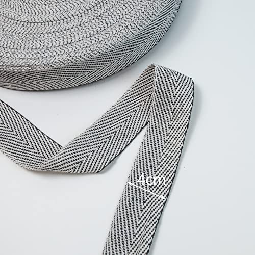 zalati Rug Binding Tape 100m Binding Tape Edge Bias Binding Webbing Ribbon for DIY Rug Finishing Cotton Twill Tufting - Grey - Image 3