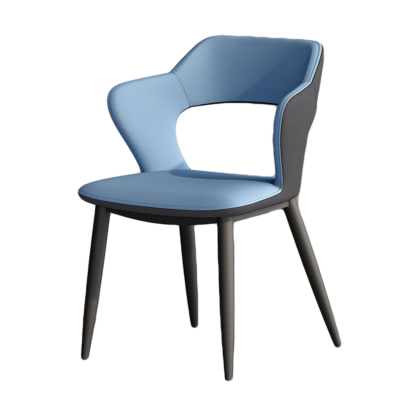 Chaise moderne d'inspiration milieu du siècle pour repas chaleureux