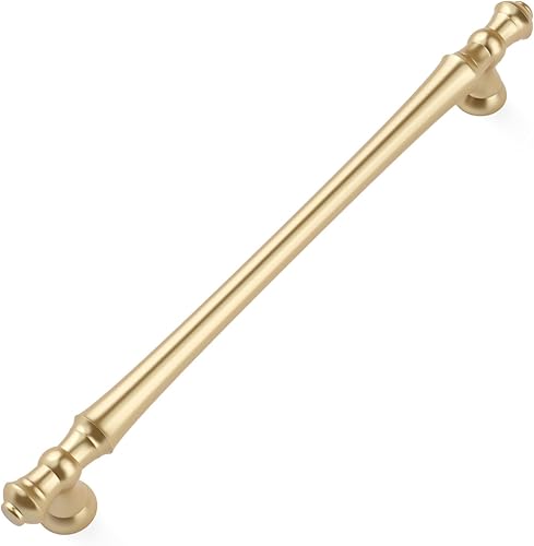 Miniatura 7 de Amerdeco Paquete de 10 pomos de níquel satinado cepillado para gabinetes de cocina de 2.1 pulgadas (2.087 in) con un solo agujero, pomos para