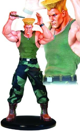 18" Guile Mixed Media Statue