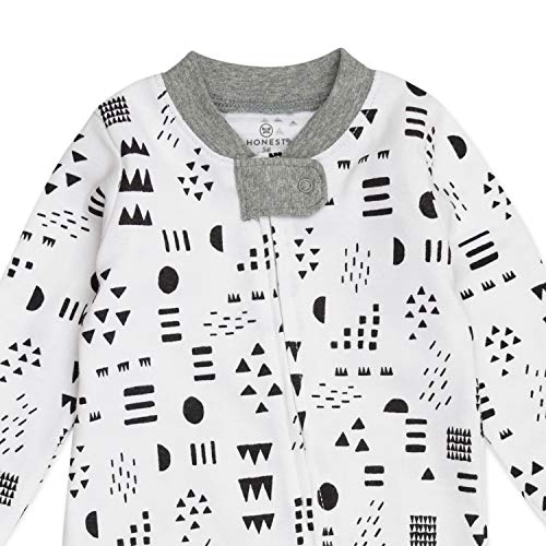 Image of HonestBaby Baby 2-Pack Organic Cotton Footed Pajama Sleep & Play