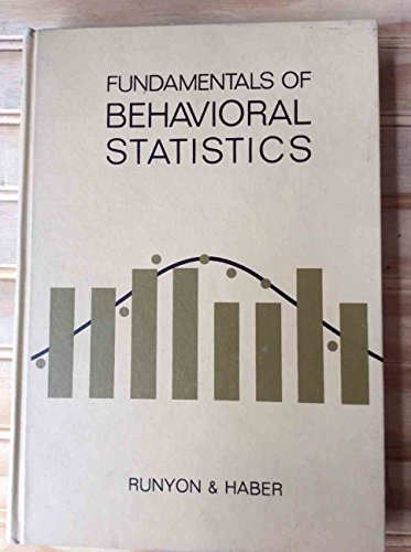 Fundamentals of Behavioral Statistics B000GWN284 Book Cover