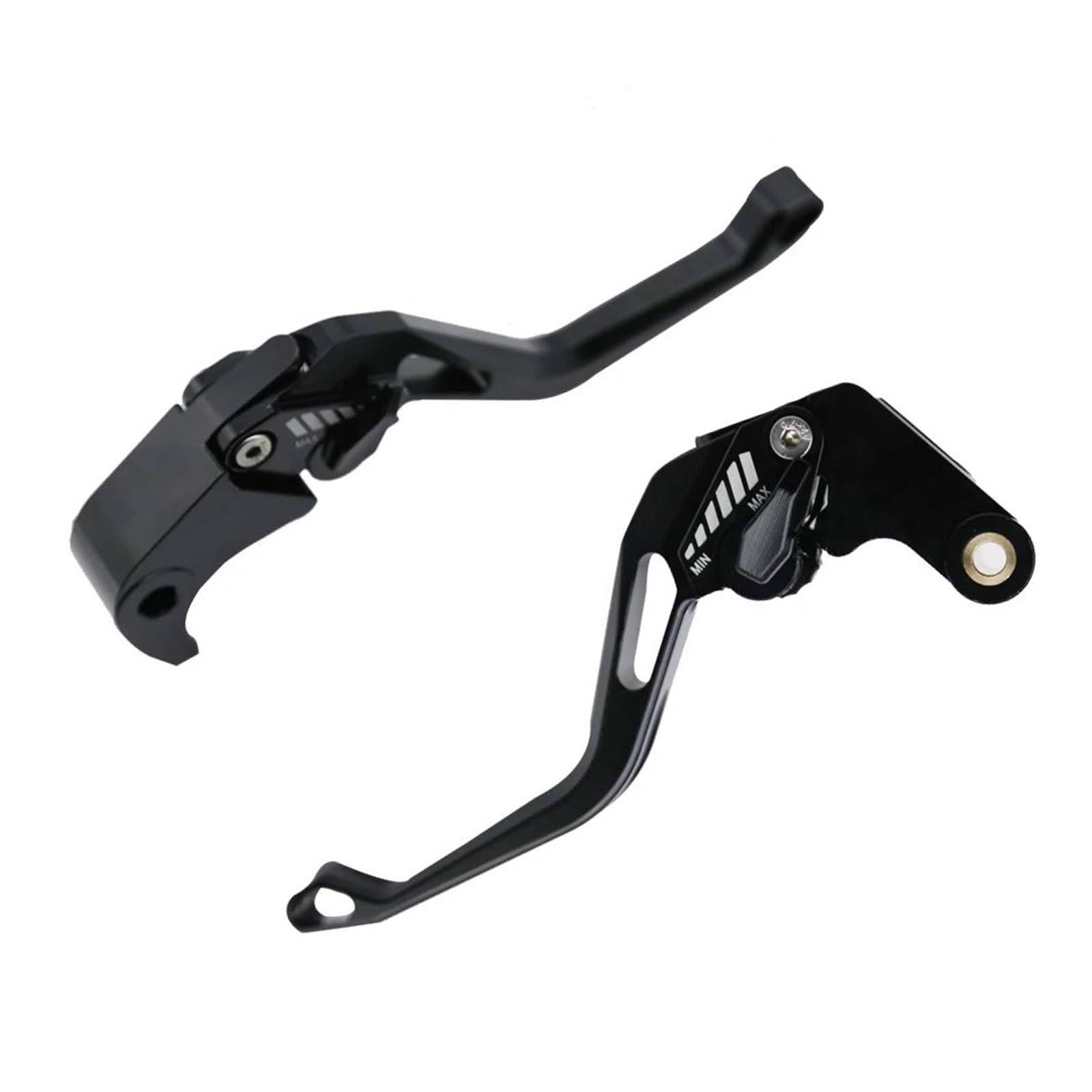 Rvevfbkbal Black Motorcycle Adjustable Brake Clutch Lever Handles For Z1000 Z1000sx 2007-2016 Z750r Zx10r Zx6r 636(Black)