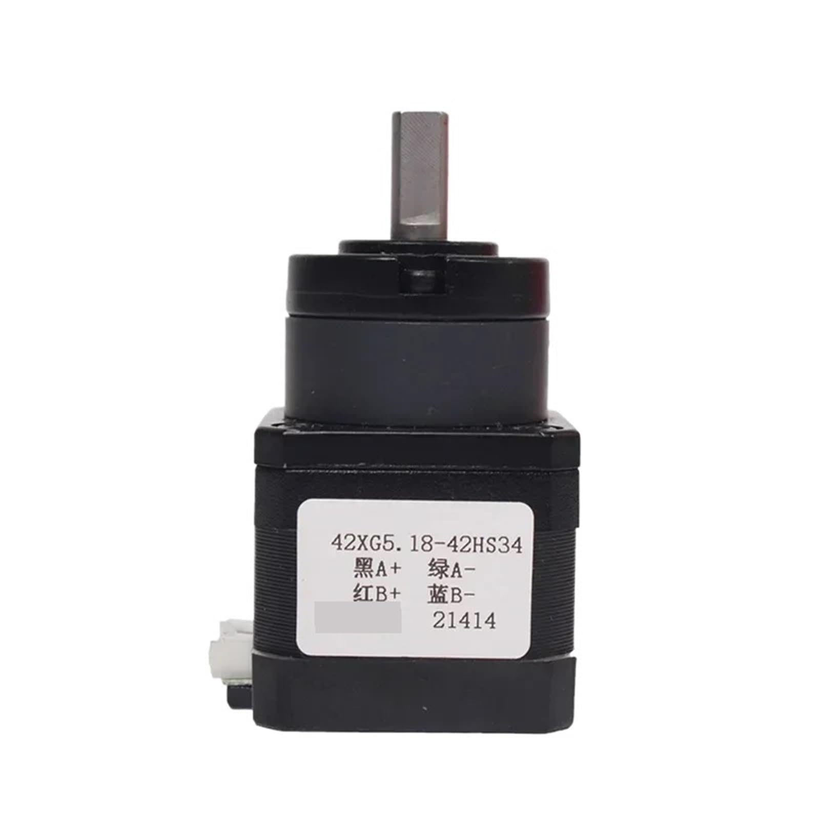 epicyclic Gearbox, 1Pc 42BYG Stepper Motor 42HS34 with 3.71:1-139:1 Ratio NEMA17 Planetary Gear Stepping with Gearbox)(PG19 (Ratio 19))
