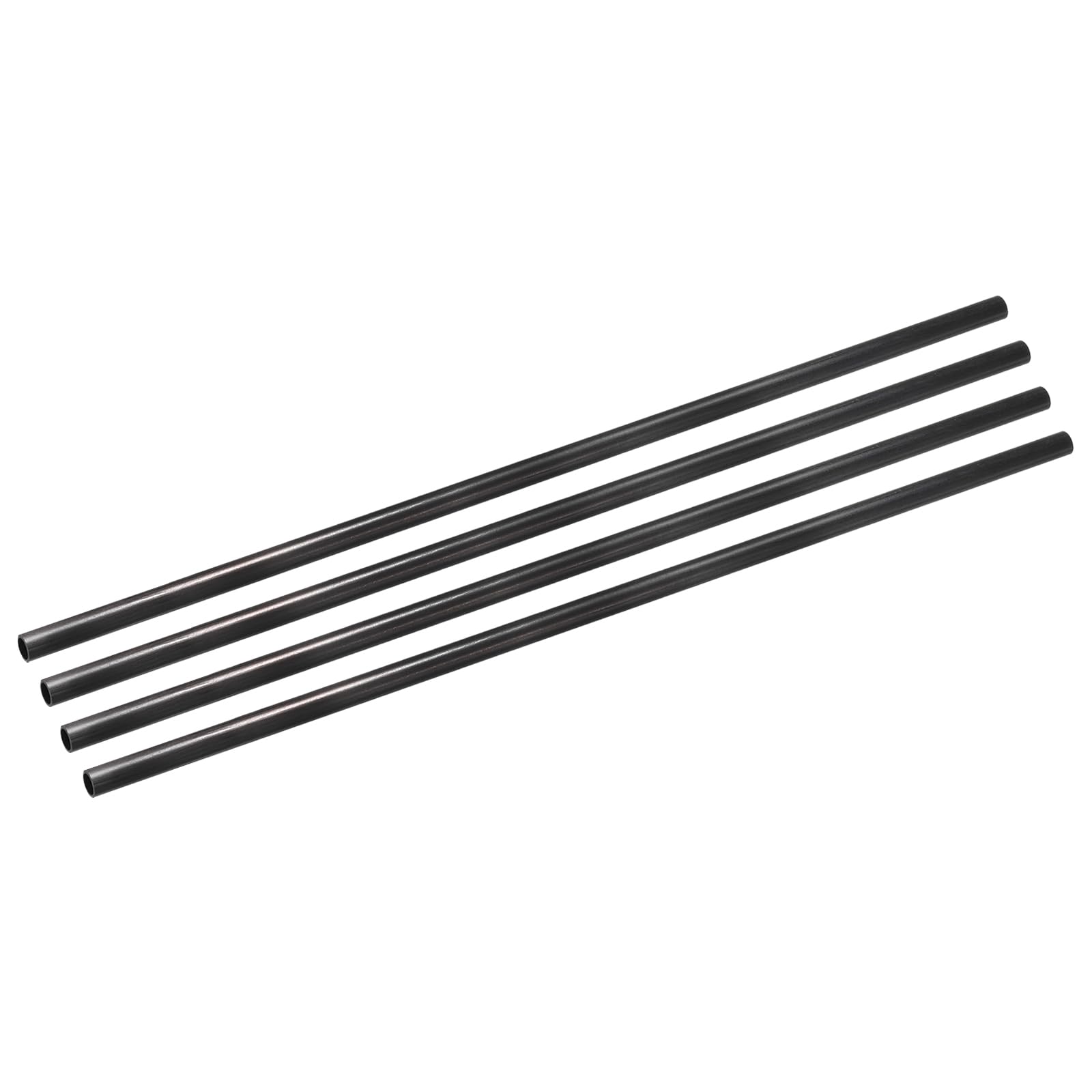 QUARKZMAN 4Pcs Tubes en Fibre de Carbone 6 x 8 x 500mm pour avion RC, Cerf-Volant, Tube d'Aile de Quadcoptère