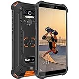 [page_title]-OUKITEL WP5-4G Outdoor Smartphone ohne Vertrag,5.5 Zoll 8000mAh Akku MTK6761 4GB + 32GB, IP68 13MP + 2MP + 2MP Robustes Handy,Android 9.0,Triple Kamera,Gesichtserkennung (Orange)