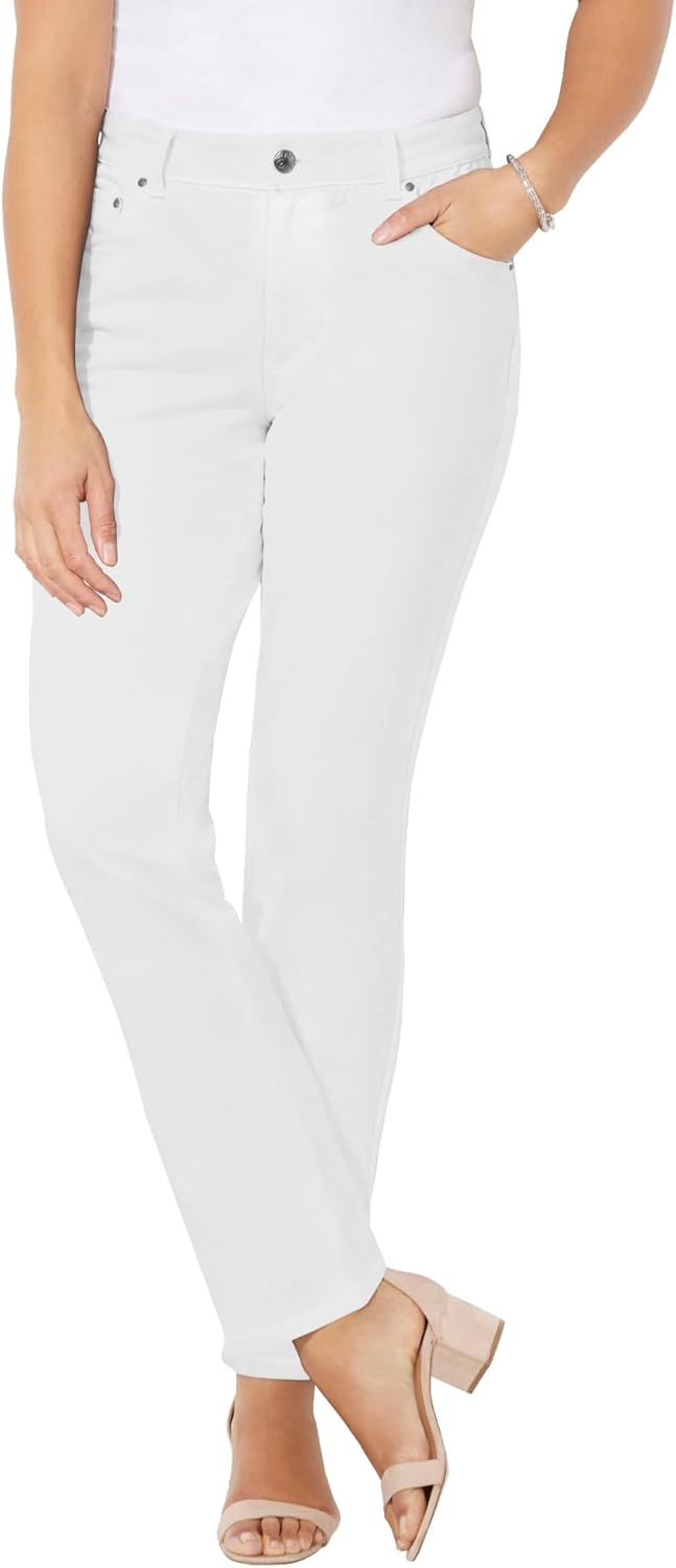 Catherines Women's Plus Size Right Fit Moderately Curvy Jean