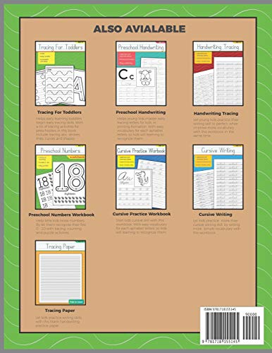 Tracing For Toddlers: Beginner to Tracing Lines, Shape & ABC Letters (Fun Kids Tracing Book)