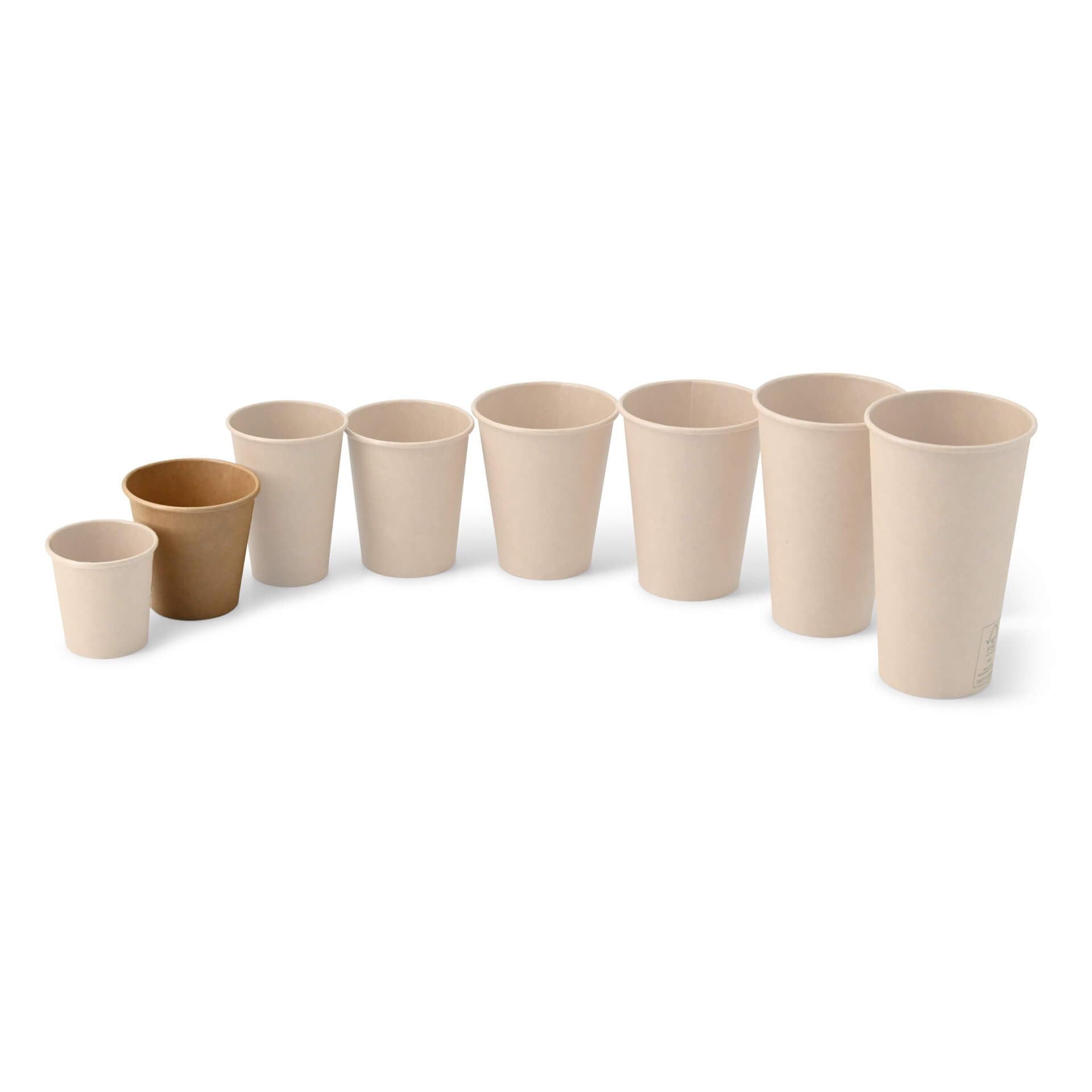 BIOZOYG Bicchieri di cartone 1000 pezzi 150 ml / 6 oz, 80 mm - Bicchieri usa e getta per caffè - Bicchieri di cartone per bevande calde - Alternativa ai bicchieri di polistirolo, bicchieri di carta