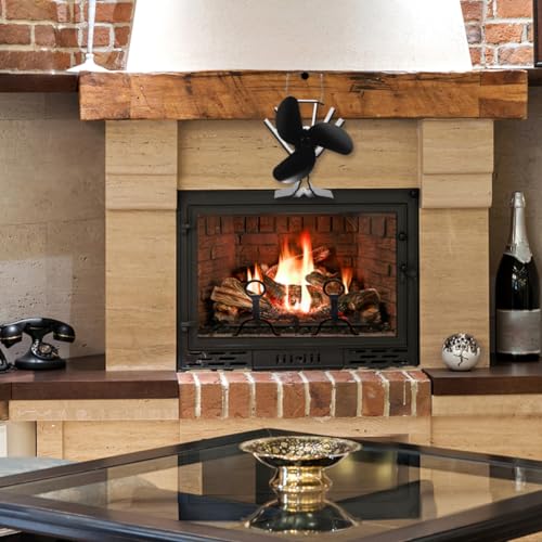 Ventilateur de poêle diffuseur de chaleur thermique pour usage familial - 5