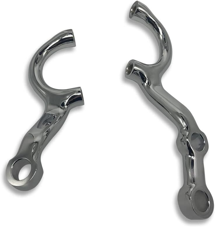 DEMOTOR PERFORMANCE Chrome Steering Arms 1 3/4" Drop for Ford 1937-48