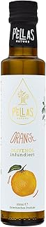 Pellas Nature Olivenöl Extra Vergine mit Orange - Olivenöl kaltgepresst, Testsieger aus Griechenland, OK-Kosher, ohne Zusatzstoffe, 250ml Ölflasche