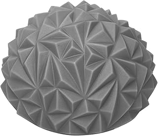 Stress Relief Foot Massage Ball, PVC Semicircle Massaging Ball for Foot Muscles, Relaxation, and Improved Circulation (é“¶è‰²)