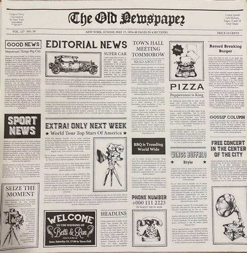 Papel de periódico marca 3dpn Plastic