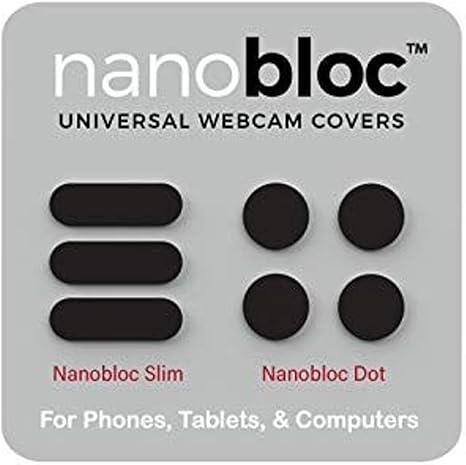 Eyebloc Nanobloc Universal Webcam Covers Most Customizable Simply apply