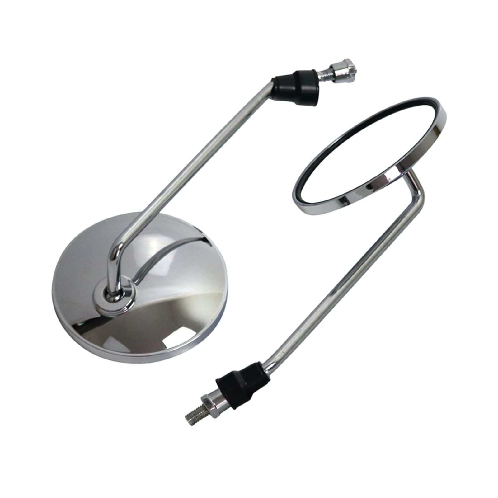 LAGNY Latéraux Rétroviseur Rétroviseurs Cyclomoteur Rétroviseur Latéral 8mm RoundMotorcycle Rétroviseur Vélo Électrique Rétroviseur D'extrémité