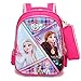 Frozen Mochila-Tomicy Mochila Escolar para Adolescentes Niñas, Impermeable Nailon Mochila con Estuche para Lápices, Mochila Rosado de Gran Capacidad, Multifunción Material Escolar para Niñas
