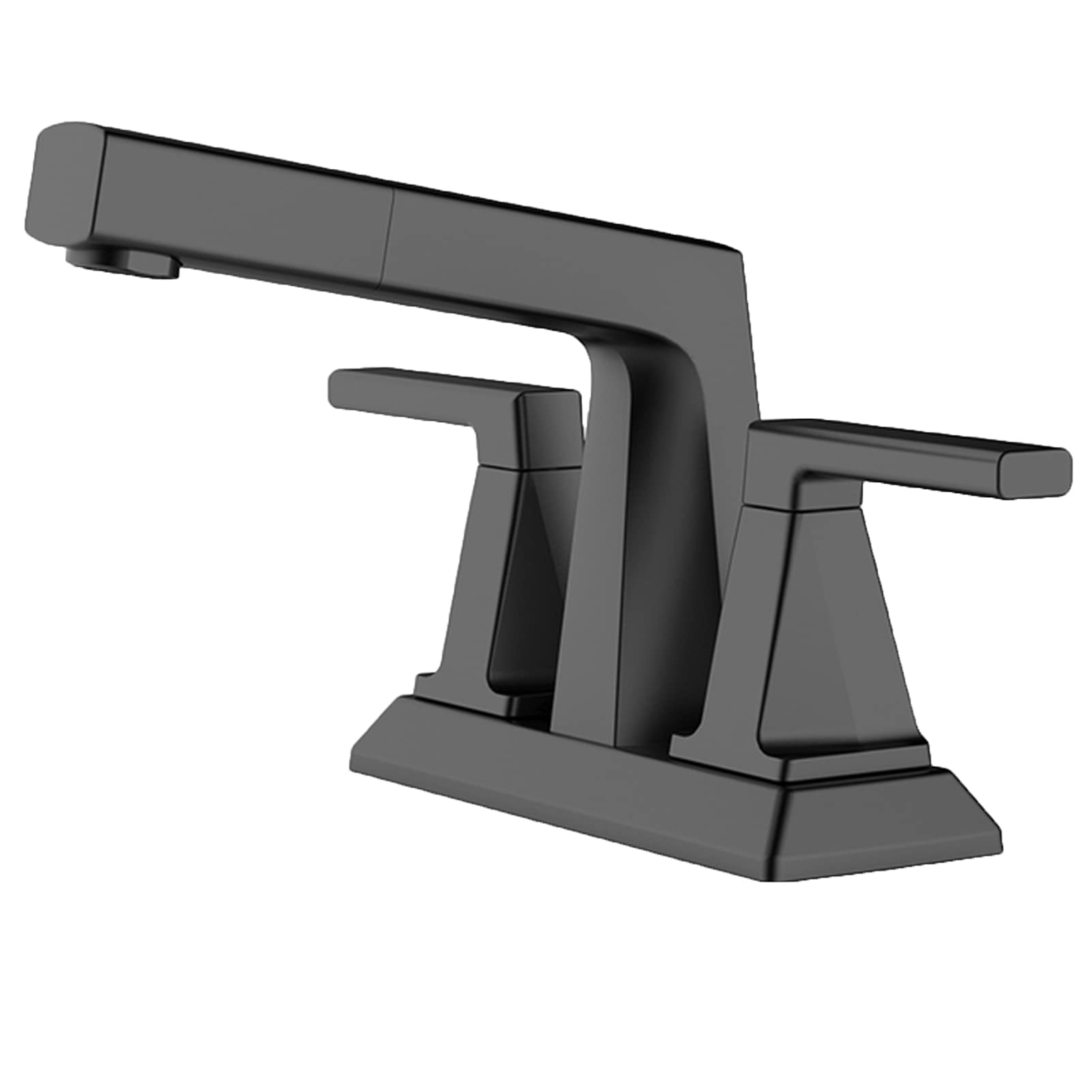 B　0324 Kingston Brass French Porclain 4 in. Centerset 2-Handle Mid