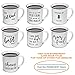 MAINEVENT Wifey Hubby Mugs Set of 2 Coffee Mug 11 Ounce, Husband Wife Gift, His Hers Coffee Cup