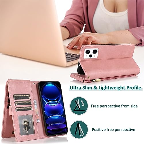Funda libro Redmi Note 12 Pro Plus 5G ideal para viajes con protector y billetero 2