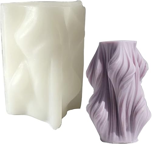Moldes de silicona irregulares para velas de arte abstracto 3D molde para velas para hacer jabones cera molde de resina para hacer bricolaje