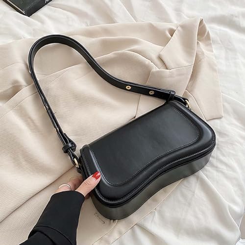 Image of Small Shoulder Bag for women,Crossbody Purses,Leather Tote Handbag Clutch Hobo Purse,with Zipper Closure for Women