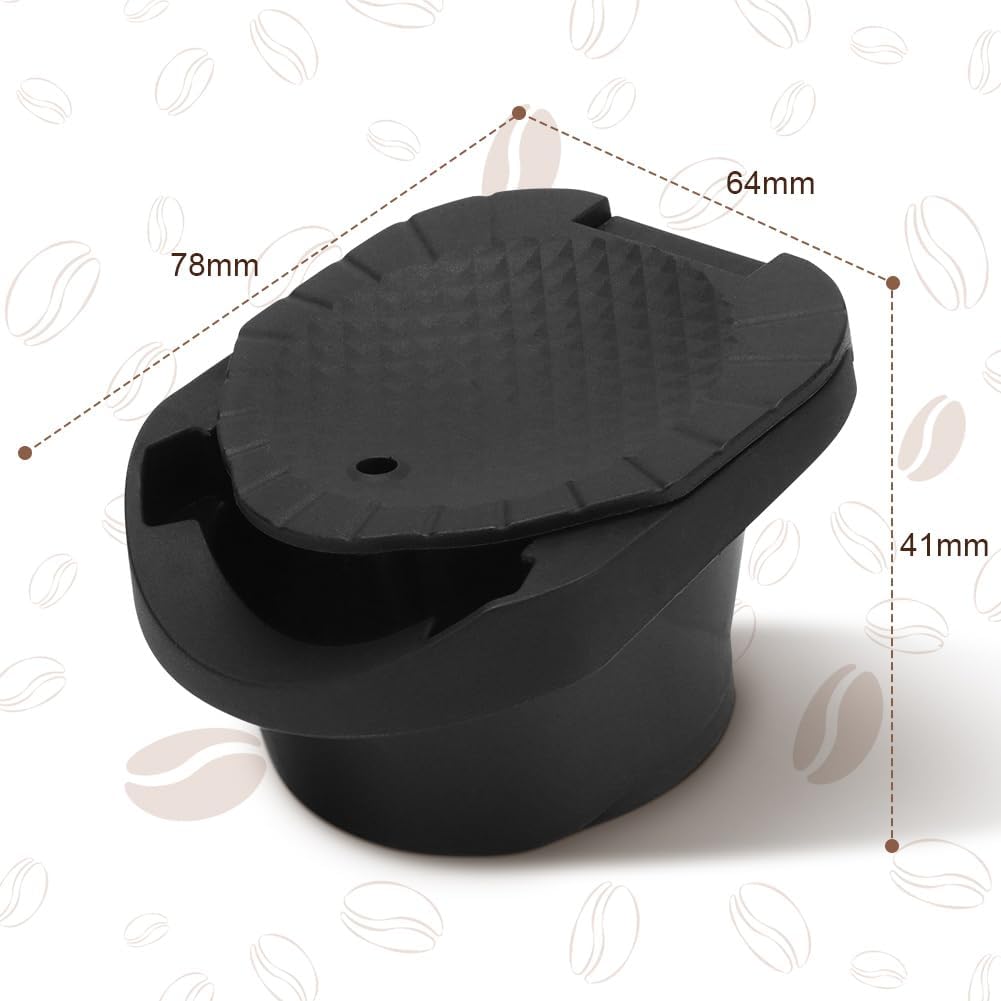 Diagram showing the dimensions of the Ejoyous Coffee Capsule Adapter