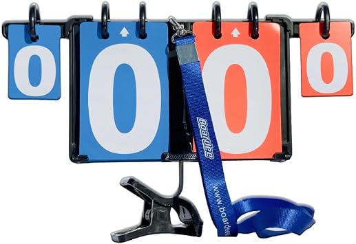Scoring Board – Wearable & Attachable Manual Cornhole Scoreboard - Score Keeper for Beach Volleyball, Tennis, Ping Pong – Weatherproof Portable Scoreboard for Easy Scoring