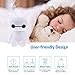 Portable Mini Humidifier, Portable Mini Travel Tabletop Humidifier, USB Aroma Diffuser, Baymax Cool Mist Humidifier with LED Night Lights, Adjustable Mist Mode for Car/Home/Office (120ml White)