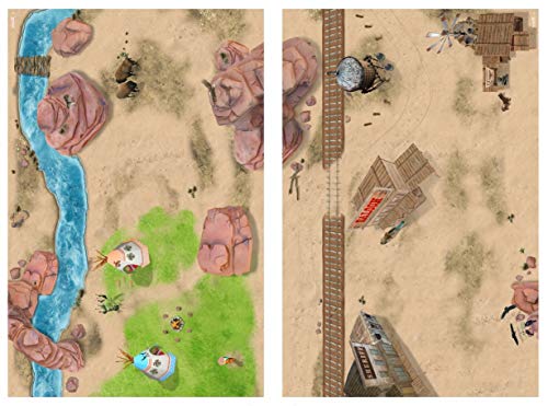 Bundle Indianer & Cowboy Spielmatten (ähnlich Spielteppich) | SM17 & SM16 | Spiel-Matte | ideales...