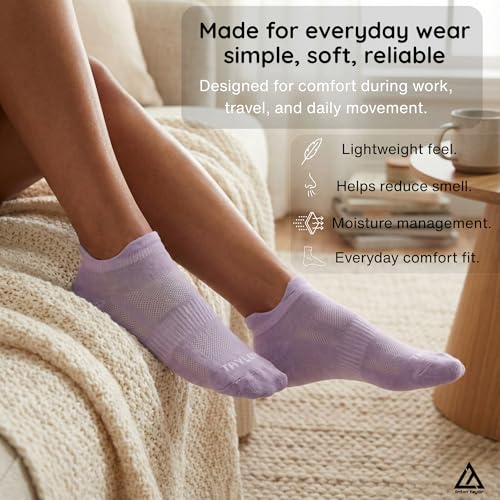 Image of Men Bamboo Ankle Socks |Ultra-Soft Breathable Summer Socks |Moisture-Wicking |Odor-Free, Lightweight Everyday Wear Socks | Size (UK 6-11)