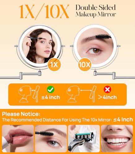 Smart LED Vanity Makeup Mirror