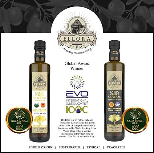 Aceite de Oliva Extra Virgen Orgánico Ellora Farms 17 OZ miniatura 2
