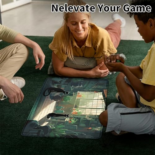 Image of Card Mat for MTG & TCG Playmat,Black Cats