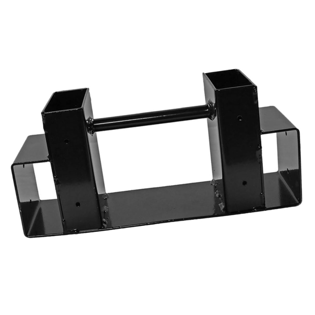 Mipcase Supporto per Legna da Ardere in Ferro Nero, Scaffale Salvaspazio per Esterni, Organizzatore Portaoggetti Resistente e Antiruggine per Giardino e Terrazza