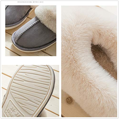 pestor Womens Slipper Memory Foam Fluffy Soft Slippers Warm Slip On House Slippers Plush Indoor Outdoor Shoes Winter3