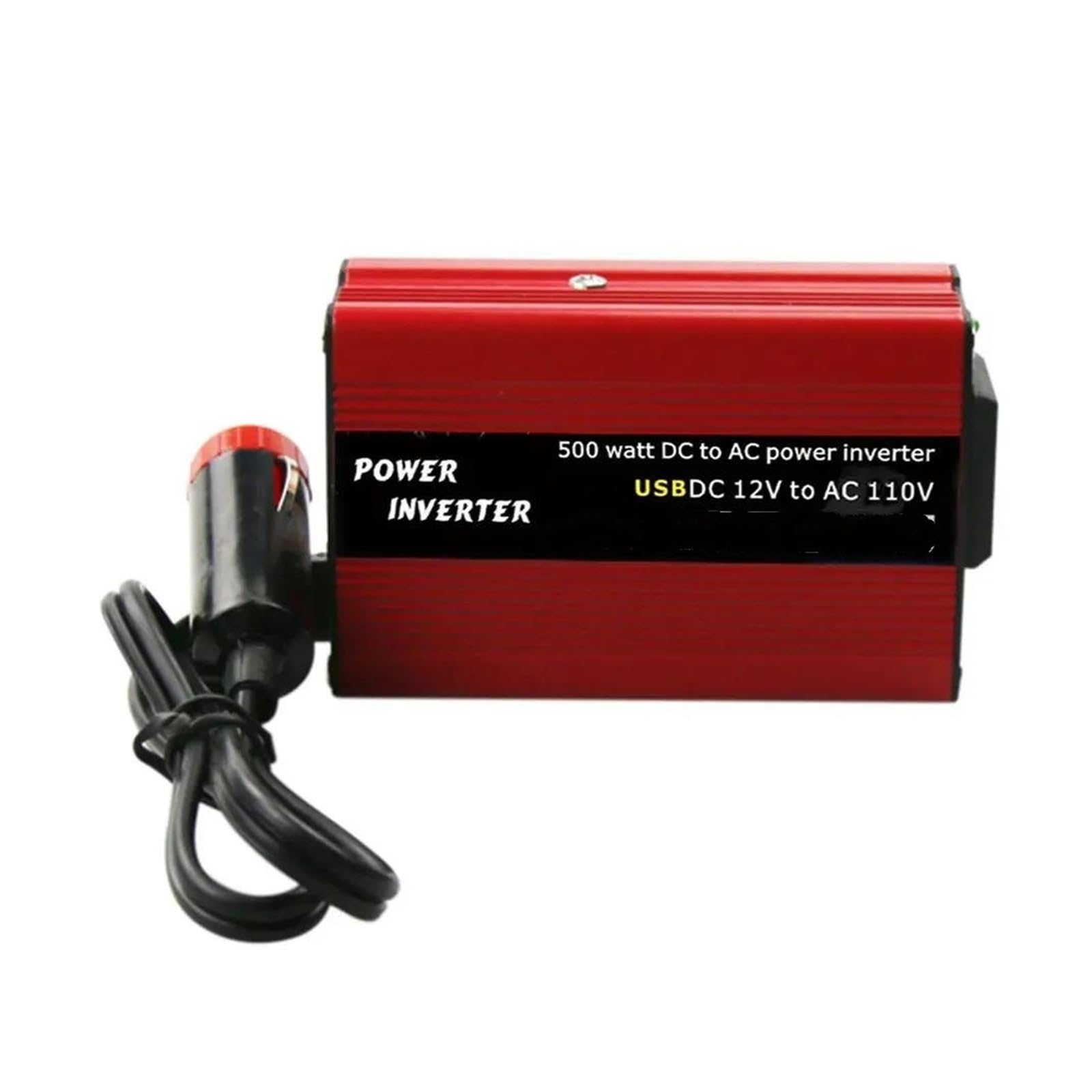 500W Auto-omvormer, DC 12V Naar AC 220-230V, met 1 Universeel