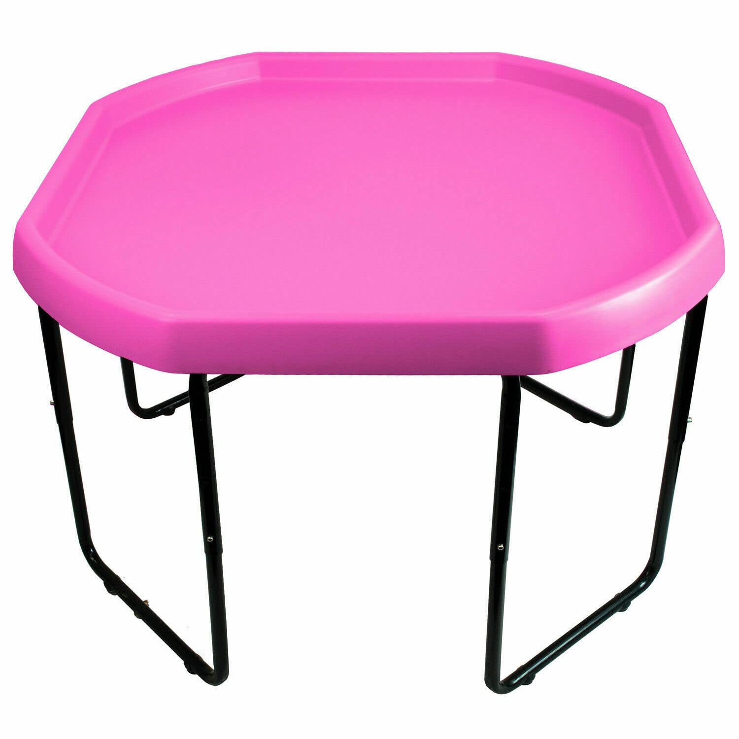Large 100cm Coloured Mixing Tray AND Height Adjustable Stand Included - For Fun & Messy Sand, Water & Glitter Play in School and Nursery or Home and Garden (Pink)