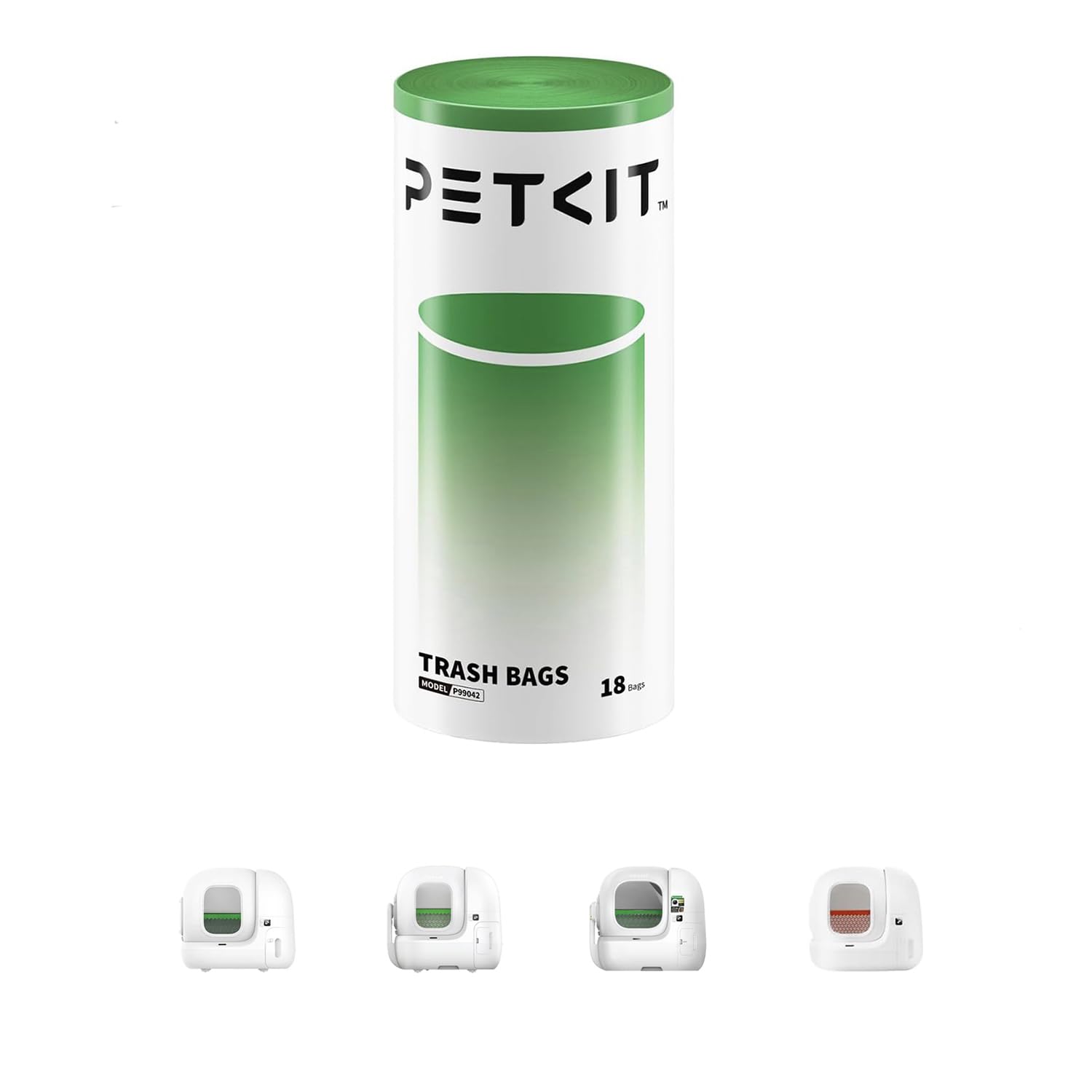 Cat Litter Box Liners for PURA MAX Pro and PURA MAX 2 Self Cleaning Cat Litter Tray, Replacement Waste Bags, 49.5 * 40cm (18 Bags)