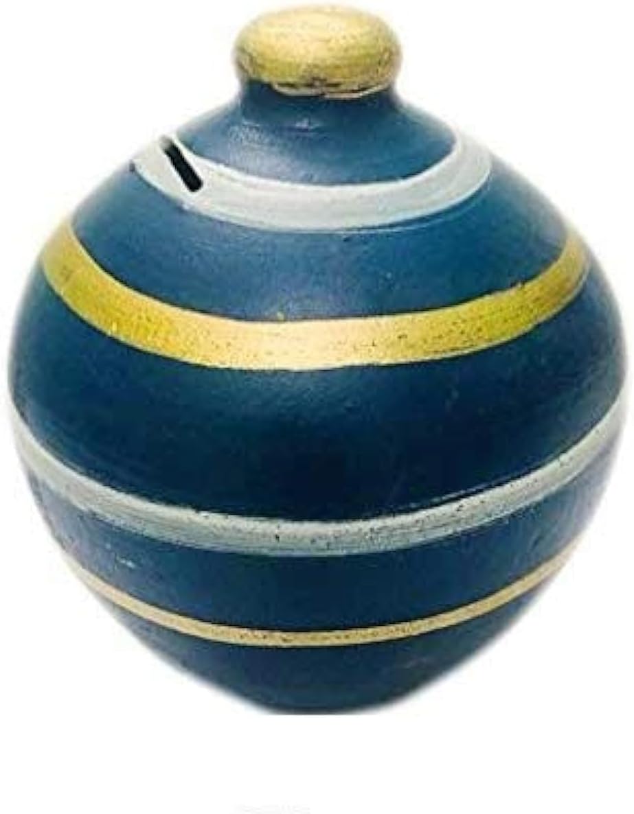 KASANA Art Gallery Terracotta Clay Gullak, Money Bank