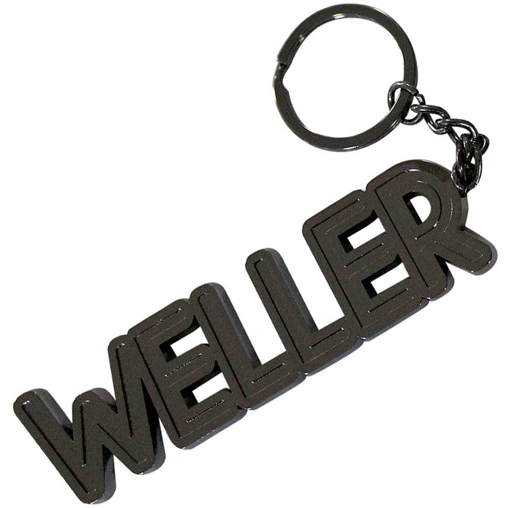 Rock Off Officially Licensed Products Unisex Grey Paul Weller Logo Keychain One Size