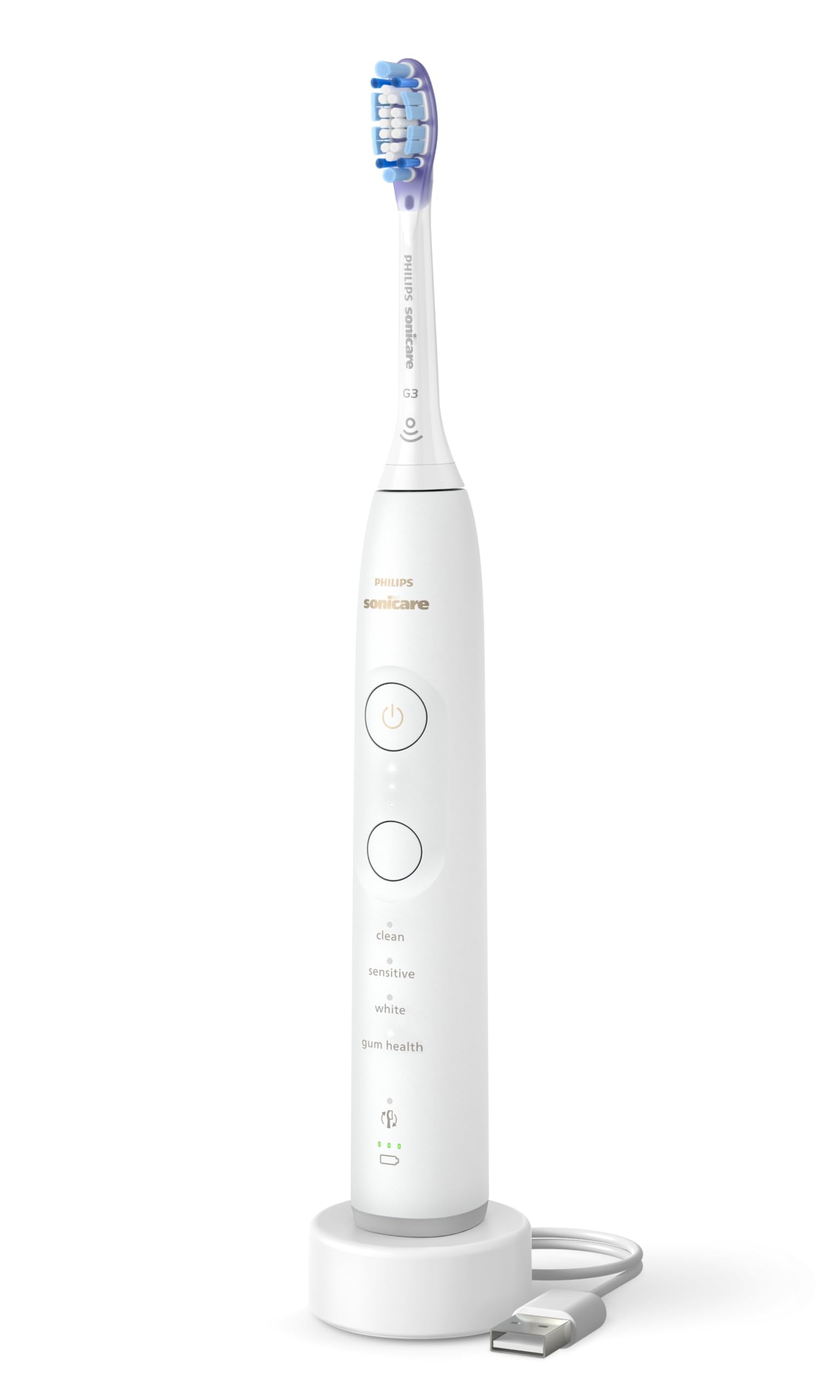 Philips Sonicare Power Flosser 3000 senza fili e spazzolino elettrico 7100 – Idropulsore con tecnologia Quad Stream, Next-Generation Sonicare, sensore di pressione e app, HX3887/41