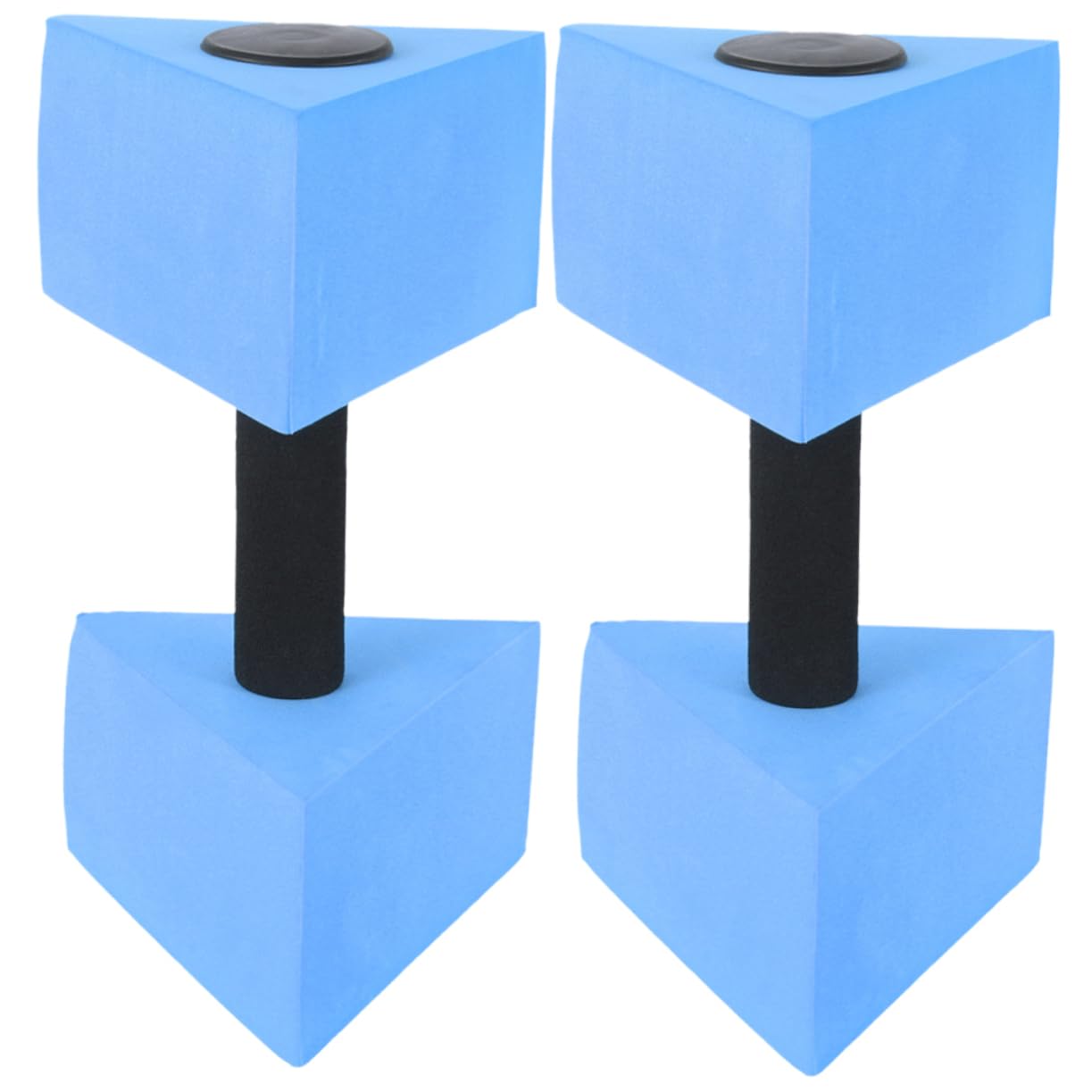 2pcs Water Aerobics Weights Eva Barbell Dumbbells for Pool Exercise Lightweight Water Weights for Low Impact Aquatic Fitness