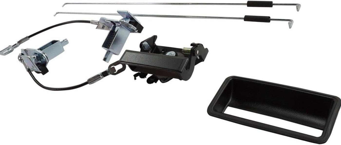 Tail Gate Tailgate Latch Kit Driver & Passenger Side Left Right Steel for C1500 1988-1998 for C2500 1988-1996 for C3500 1993-1994 for K1500/K2500 1993-1994 for K3500 1992-1998,Repair your car