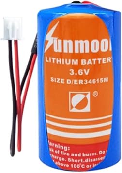 ER34615M 3.6V 13000mAh D Size Non-Rechargeable Lithium Battery ER34615H (2.54 Connector)